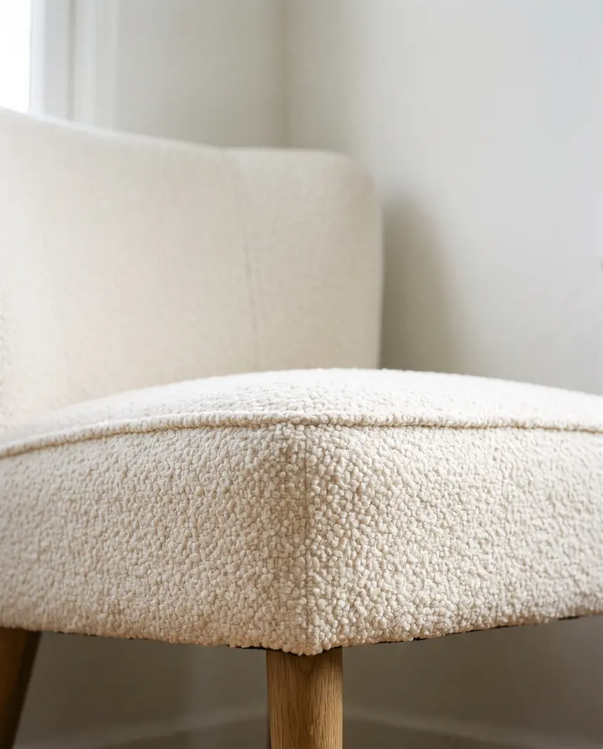 The same dining chair after steam cleaning